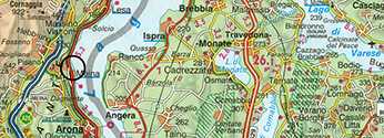 Tanzferien am Lago Maggiore Karte